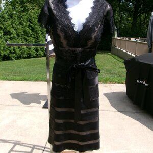 JS COLLECTIONS GORGEOUS BLACK LACE DRESS 14